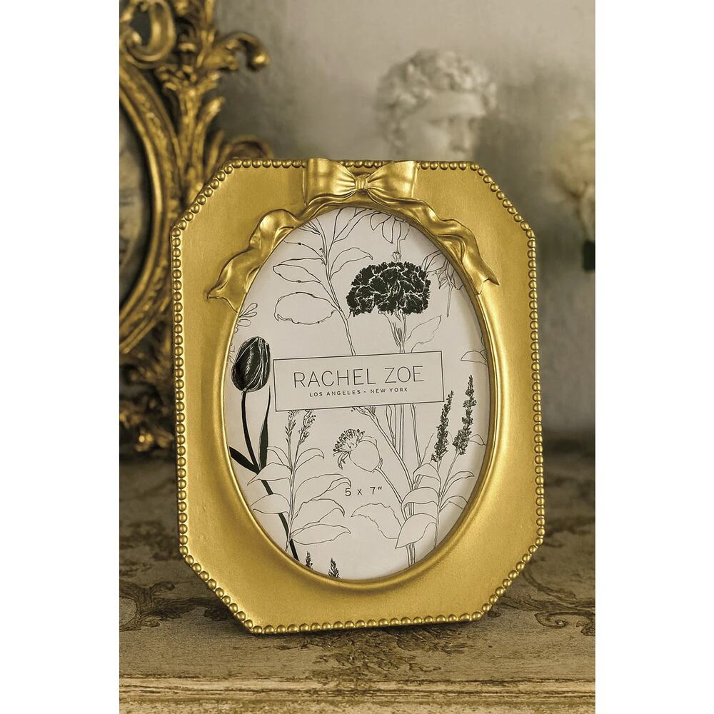 Bow Picture Frame Vintage Hollywood Regency Style Shabby Chic Baroque Victorian